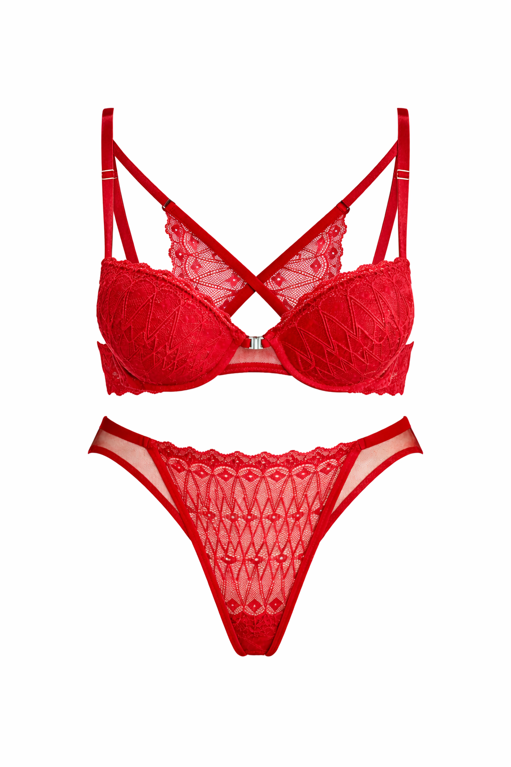 Dream Angels Kırmızı Destekli Sütyen Takımı