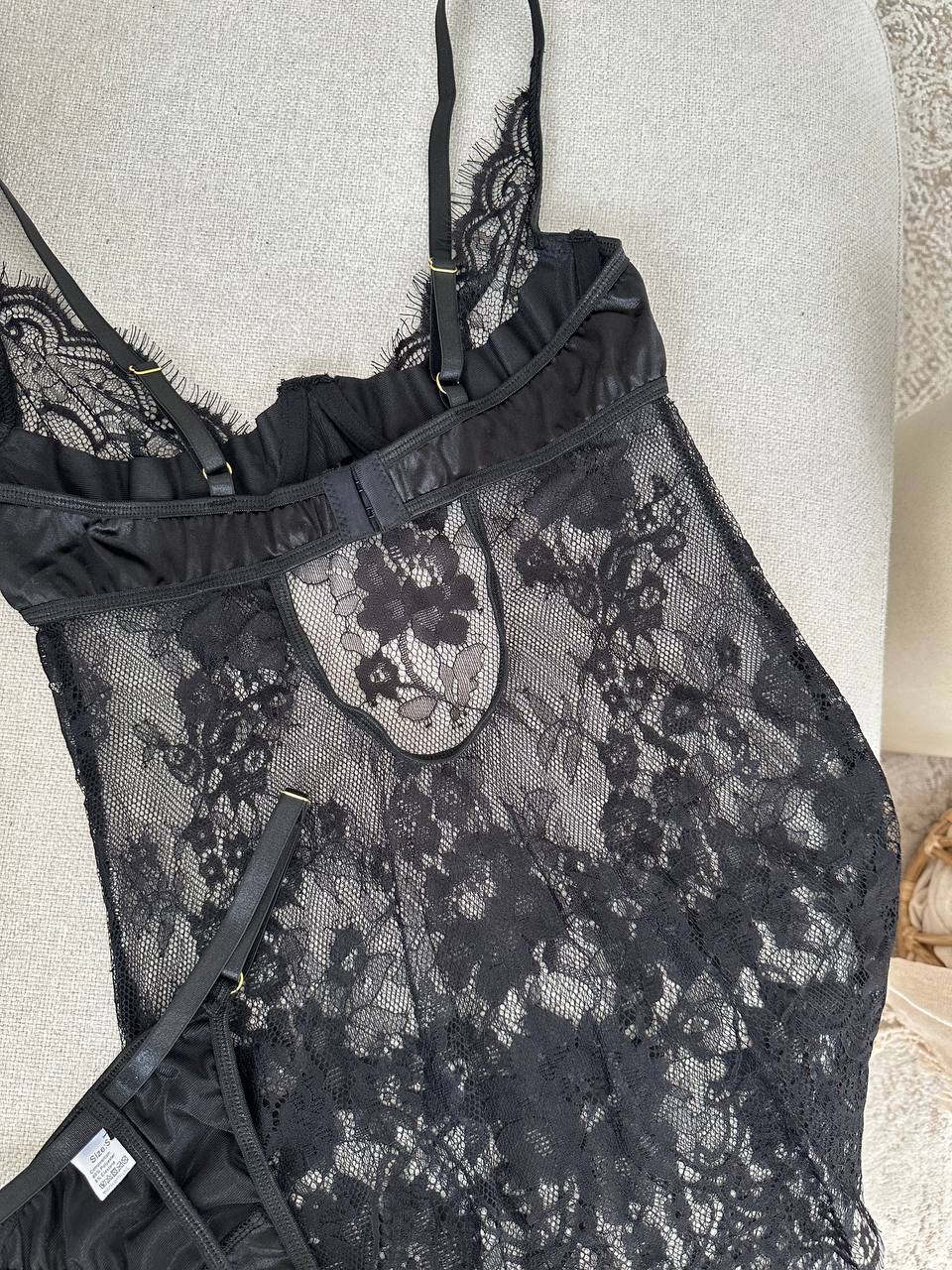 Diana Transparan Dantel Babydoll