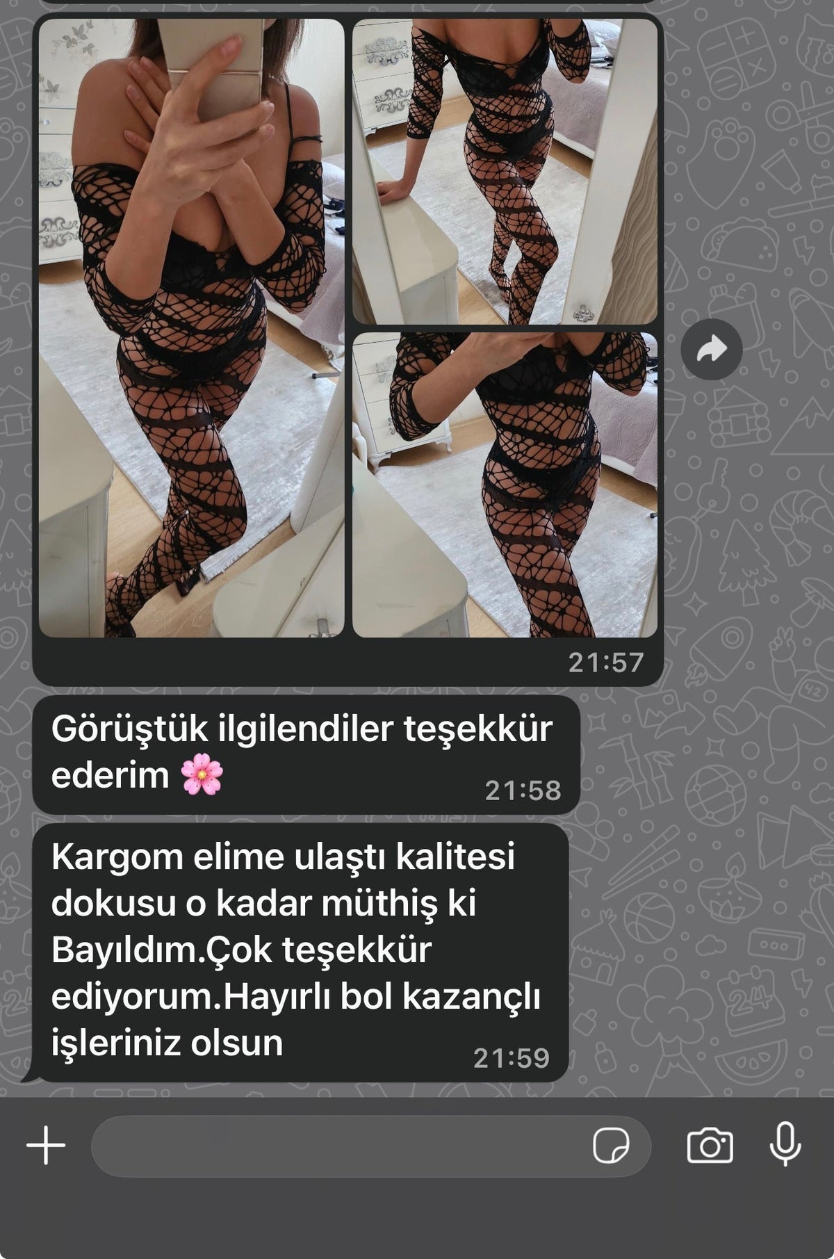 Transparan Vücut Çorabı