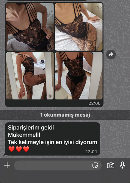 Transparan Vücut Çorabı