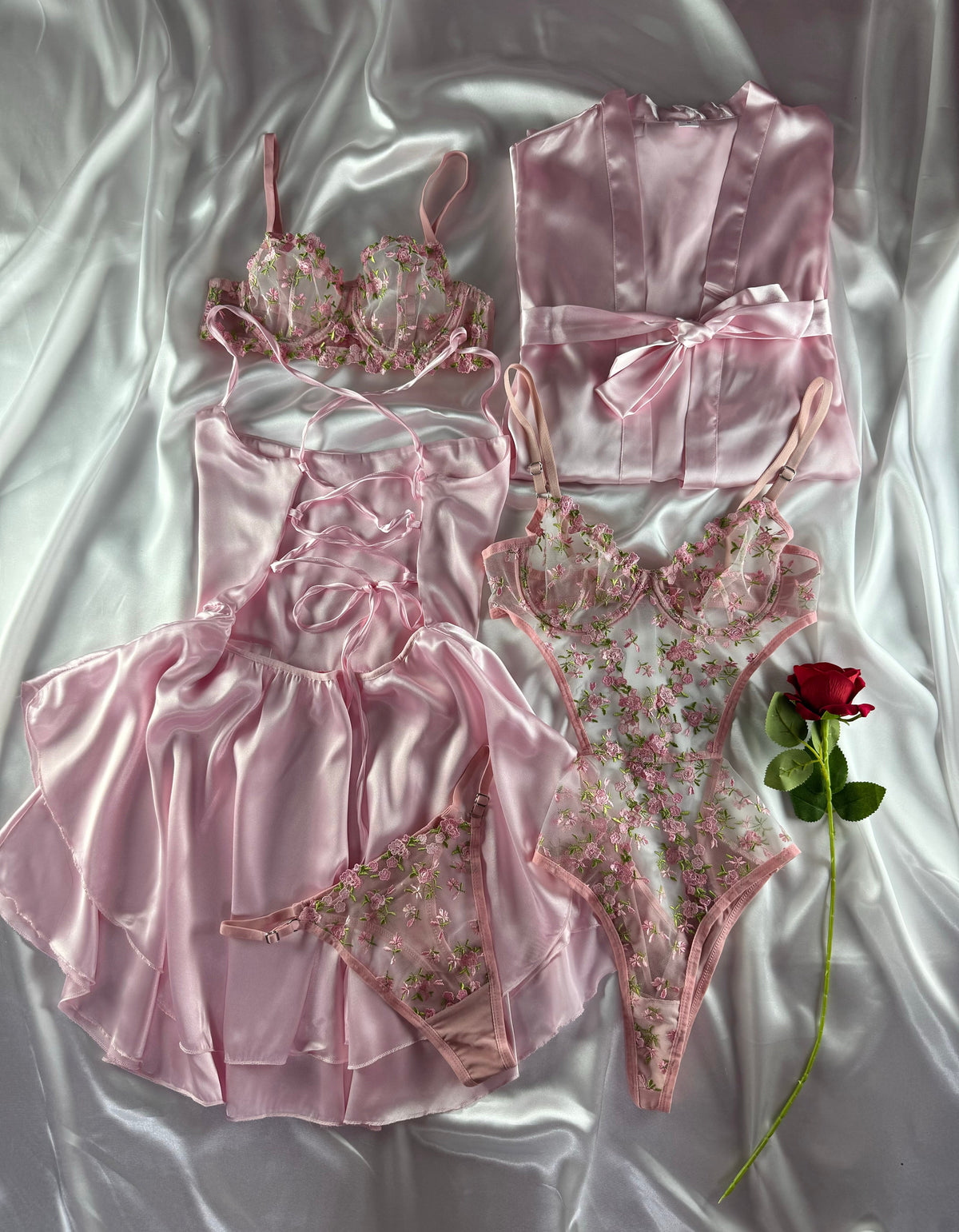 Barbie 6 Parça İpek Saten Set